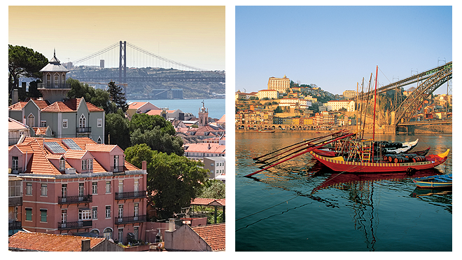 Resultado de imagen para Las ciudades, Lisboa y Oporto